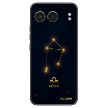 Picasee silikonowe czarne etui na OnePlus Nord 4 - LIBRA
