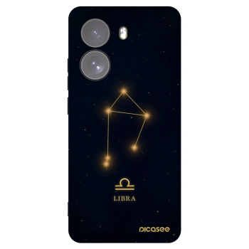Picasee silikonowe czarne etui na Xiaomi Poco X7 - LIBRA