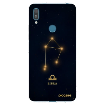 Picasee silikonowe przeźroczyste etui na Huawei Y7 2019 - LIBRA