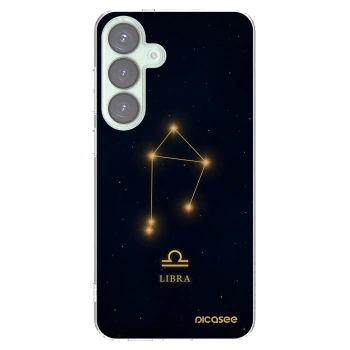 Picasee silikonowe przeźroczyste etui na Samsung Galaxy S25+ 5G - LIBRA