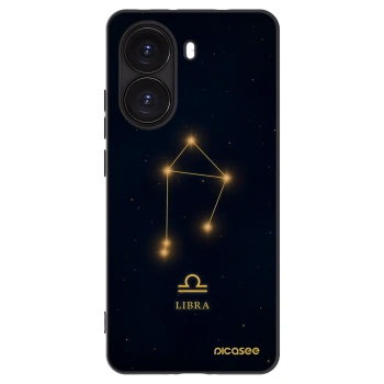 Picasee silikonowe czarne etui na Xiaomi Poco X7 Pro 5G - LIBRA