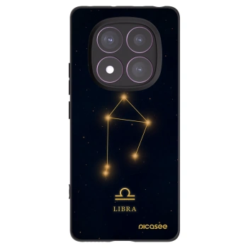 Picasee silikonowe czarne etui na Xiaomi Redmi Note 14 Pro 4G - LIBRA