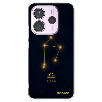 Picasee silikonowe przeźroczyste etui na Xiaomi Redmi Note 14 4G - LIBRA