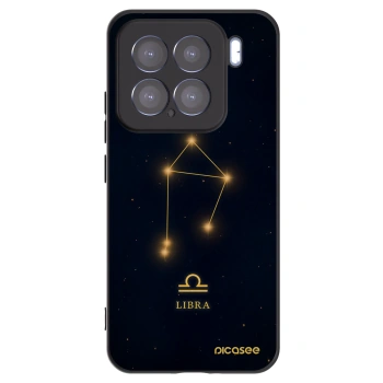 Picasee silikonowe czarne etui na Xiaomi 15 - LIBRA