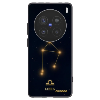 Picasee silikonowe czarne etui na Vivo X200 Pro - LIBRA