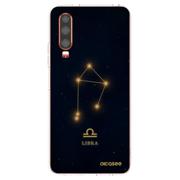 Picasee silikonowe przeźroczyste etui na Huawei P30 - LIBRA
