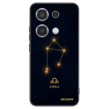 Picasee silikonowe czarne etui na Xiaomi Redmi Note 14S - LIBRA