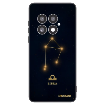 Picasee silikonowe czarne etui na OnePlus 13 5G - LIBRA