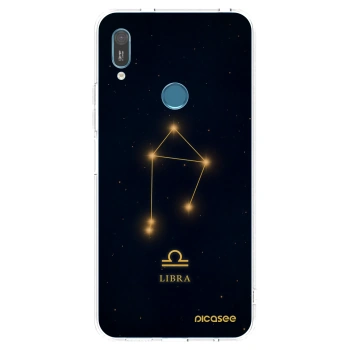 Picasee silikonowe przeźroczyste etui na Huawei Y6 2019 - LIBRA