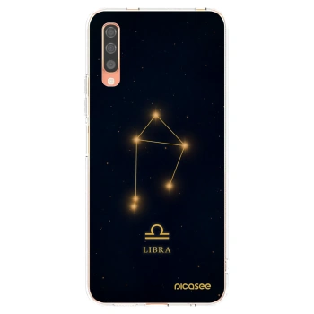 Picasee silikonowe przeźroczyste etui na Samsung Galaxy A70 A705F - LIBRA