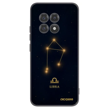 Picasee silikonowe czarne etui na OnePlus 13R 5G - LIBRA