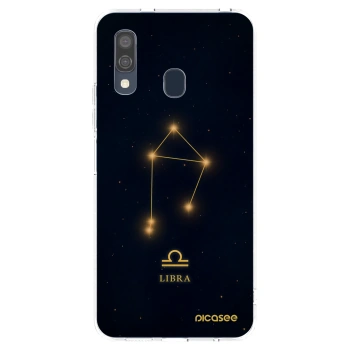 Picasee silikonowe przeźroczyste etui na Samsung Galaxy A40 A405F - LIBRA