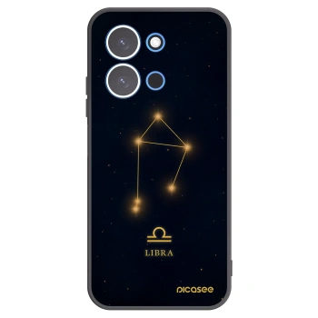 Picasee silikonowe czarne etui na Xiaomi Redmi 15C 4G - LIBRA