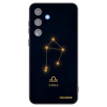 Picasee silikonowe czarne etui na Samsung Galaxy S25 FE 5G - LIBRA