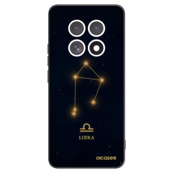 Picasee silikonowe czarne etui na Xiaomi Redmi Note 15 - LIBRA