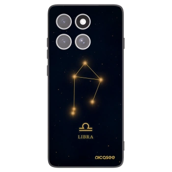 Picasee silikonowe czarne etui na Motorola Edge 60 Fusion - LIBRA