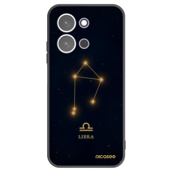 Picasee silikonowe czarne etui na Xiaomi Redmi 15C 5G - LIBRA