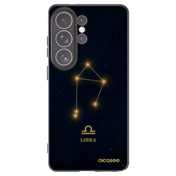 Picasee silikonowe czarne etui na Samsung Galaxy S26 Ultra - LIBRA