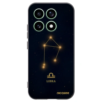 Picasee silikonowe czarne etui na Xiaomi 17 - LIBRA