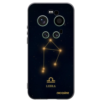 Picasee silikonowe czarne etui na Xiaomi 17 Ultra - LIBRA