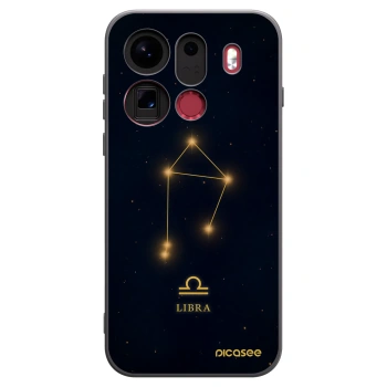 Picasee silikonowe czarne etui na OPPO Find X9 Pro - LIBRA
