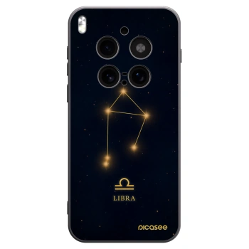 Picasee silikonowe czarne etui na Vivo X300 Pro - LIBRA