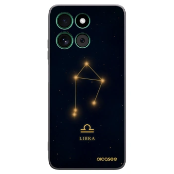 Picasee silikonowe czarne etui na Motorola Moto G57 Power - LIBRA