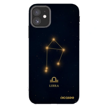 Picasee silikonowe przeźroczyste etui na Apple iPhone 11 - LIBRA