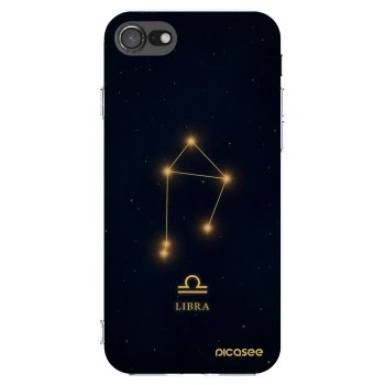 Picasee silikonowe przeźroczyste etui na Apple iPhone 8 - LIBRA