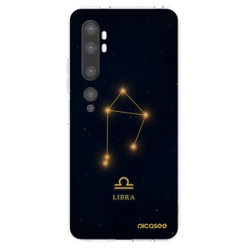 Picasee silikonowe przeźroczyste etui na Xiaomi Mi Note 10 (Pro) - LIBRA