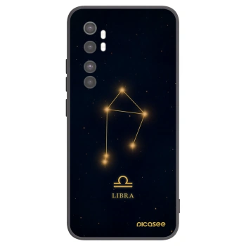 Picasee silikonowe czarne etui na Xiaomi Mi Note 10 Lite - LIBRA