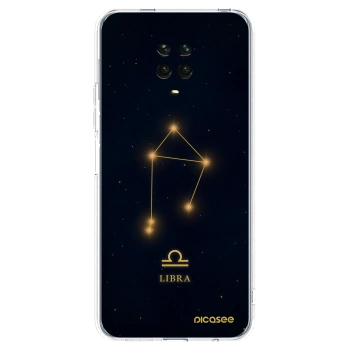 Picasee silikonowe przeźroczyste etui na Xiaomi Redmi Note 9S - LIBRA