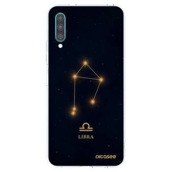 Picasee silikonowe przeźroczyste etui na Samsung Galaxy A30s A307F - LIBRA