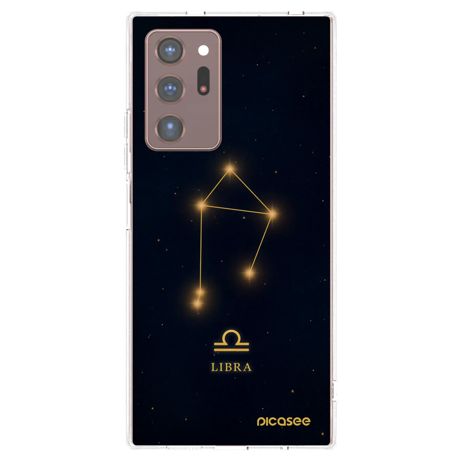 Picasee silikonowe przeźroczyste etui na Samsung Galaxy Note 20 Ultra - LIBRA