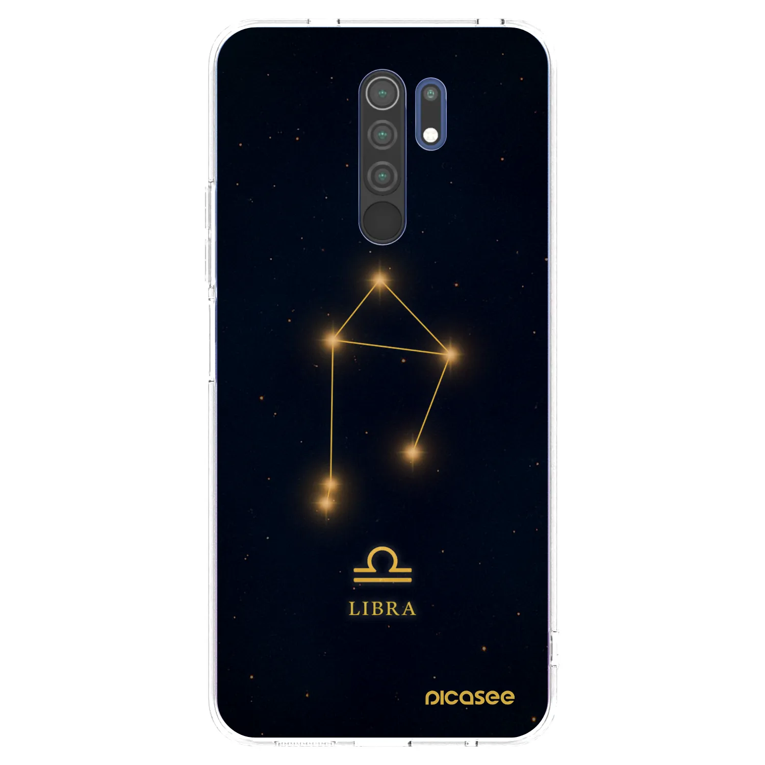 Picasee silikonowe przeźroczyste etui na Xiaomi Redmi 9 - LIBRA