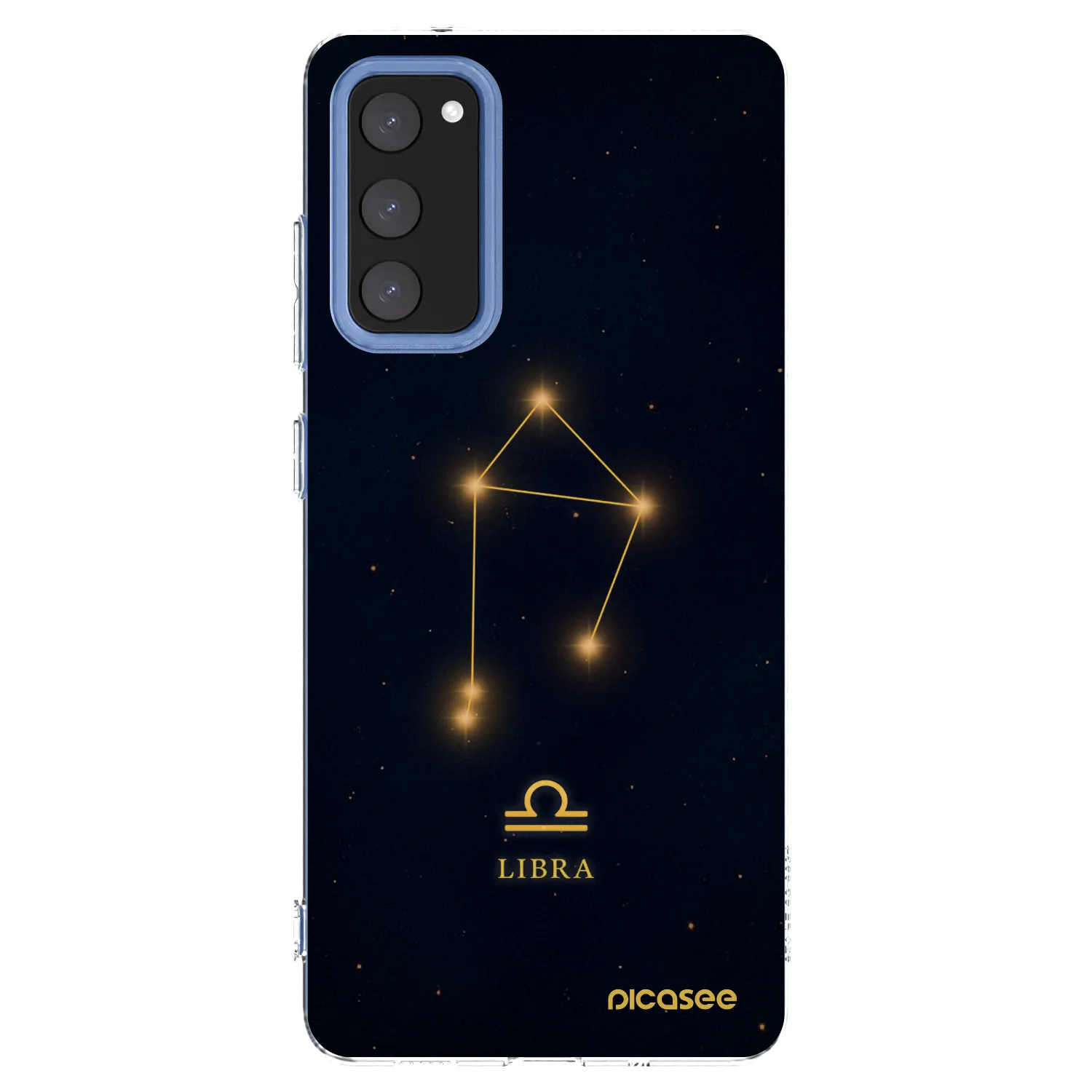 Picasee silikonowe przeźroczyste etui na Samsung Galaxy S20 FE - LIBRA