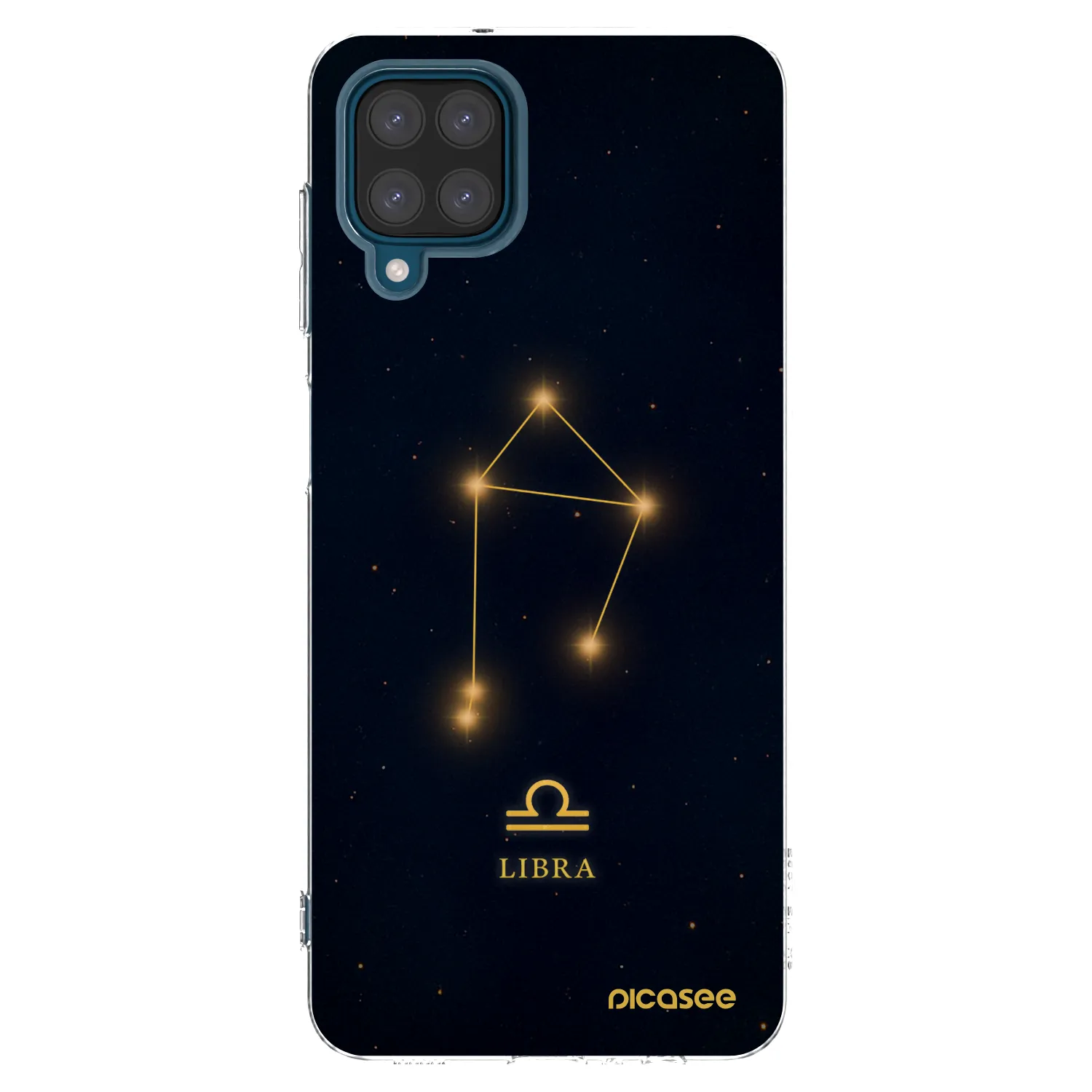 Picasee silikonowe przeźroczyste etui na Samsung Galaxy A12 A125F - LIBRA