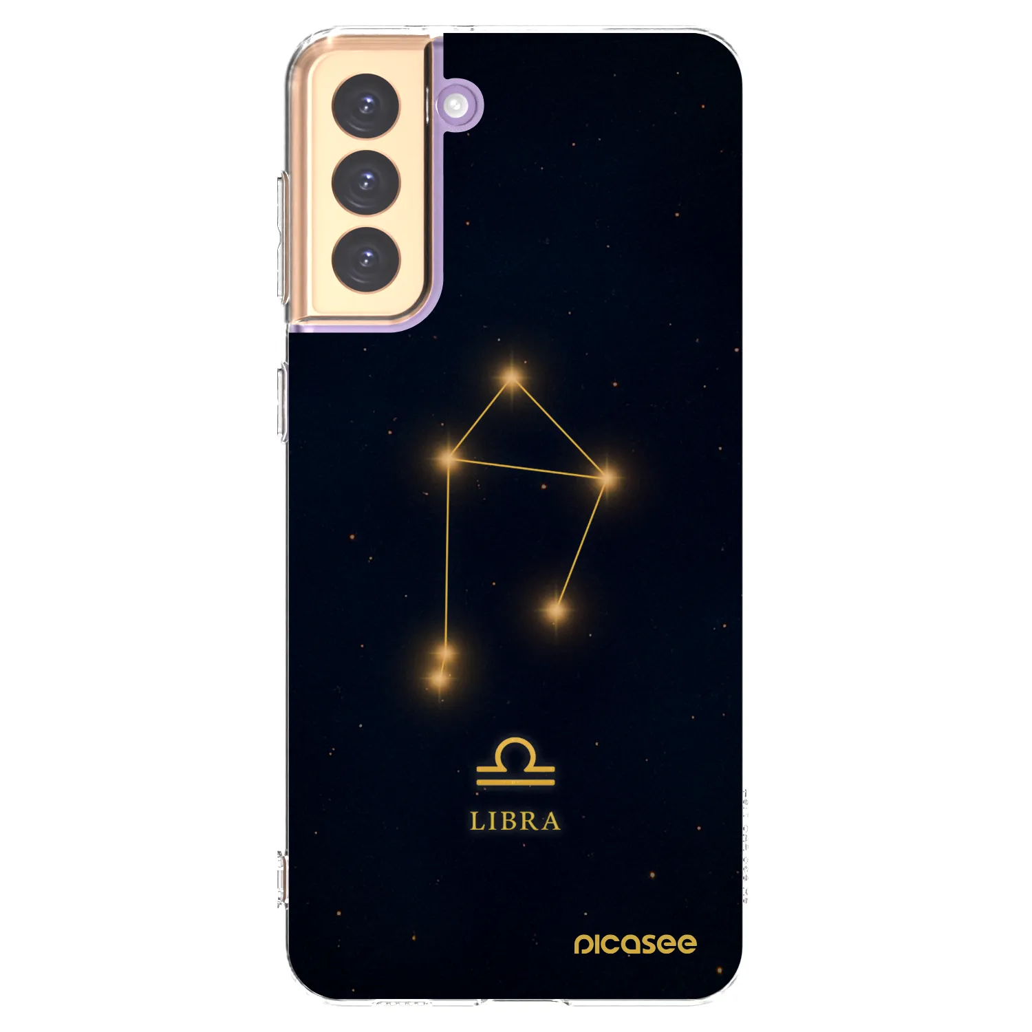 Picasee silikonowe przeźroczyste etui na Samsung Galaxy S21+ 5G G996F - LIBRA