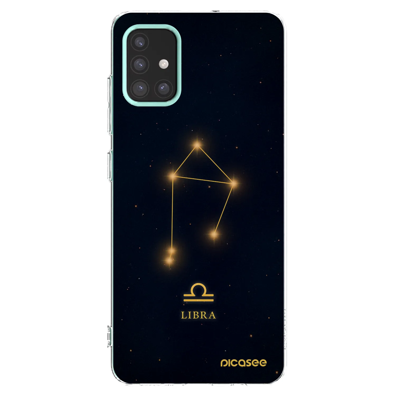 Picasee silikonowe przeźroczyste etui na Samsung Galaxy M31s - LIBRA