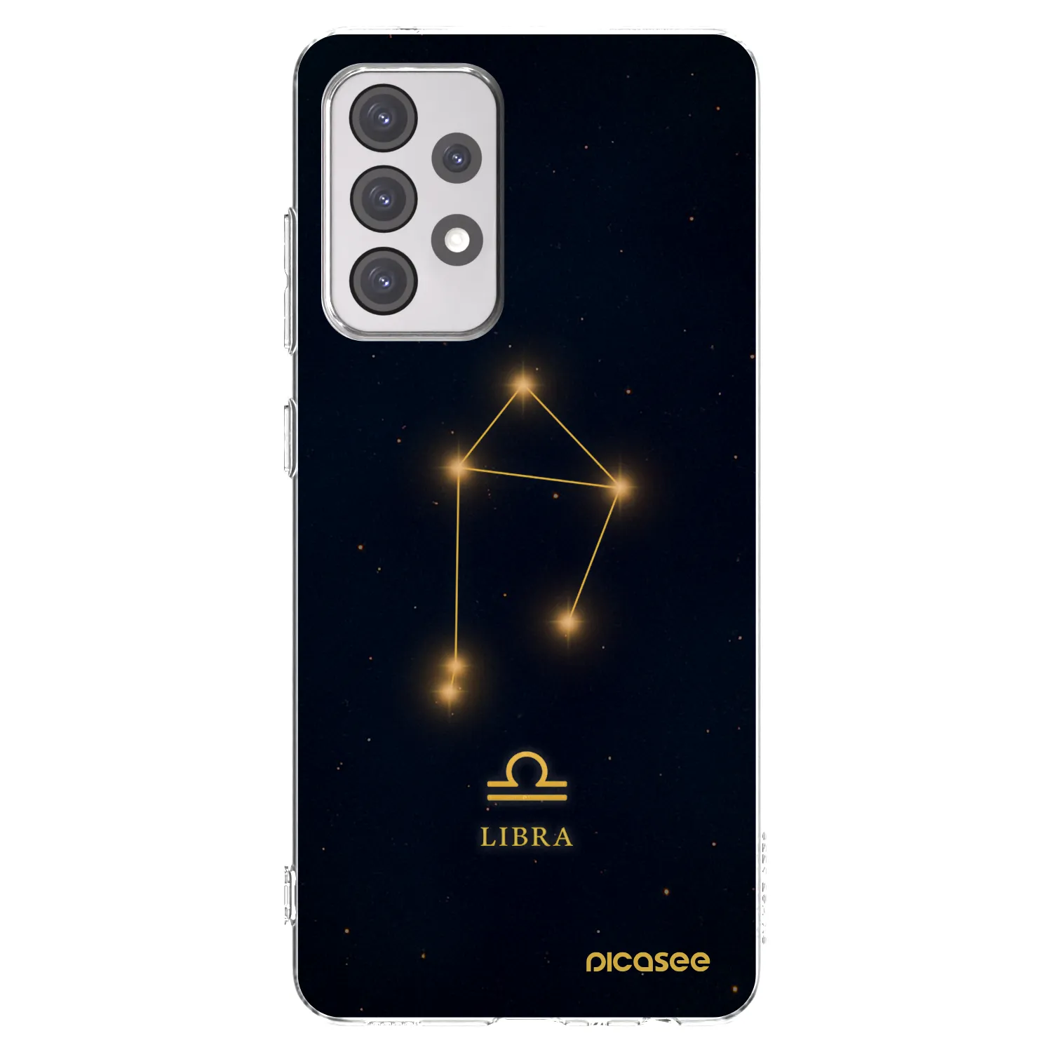 Picasee silikonowe przeźroczyste etui na Samsung Galaxy A52 5G A525F - LIBRA