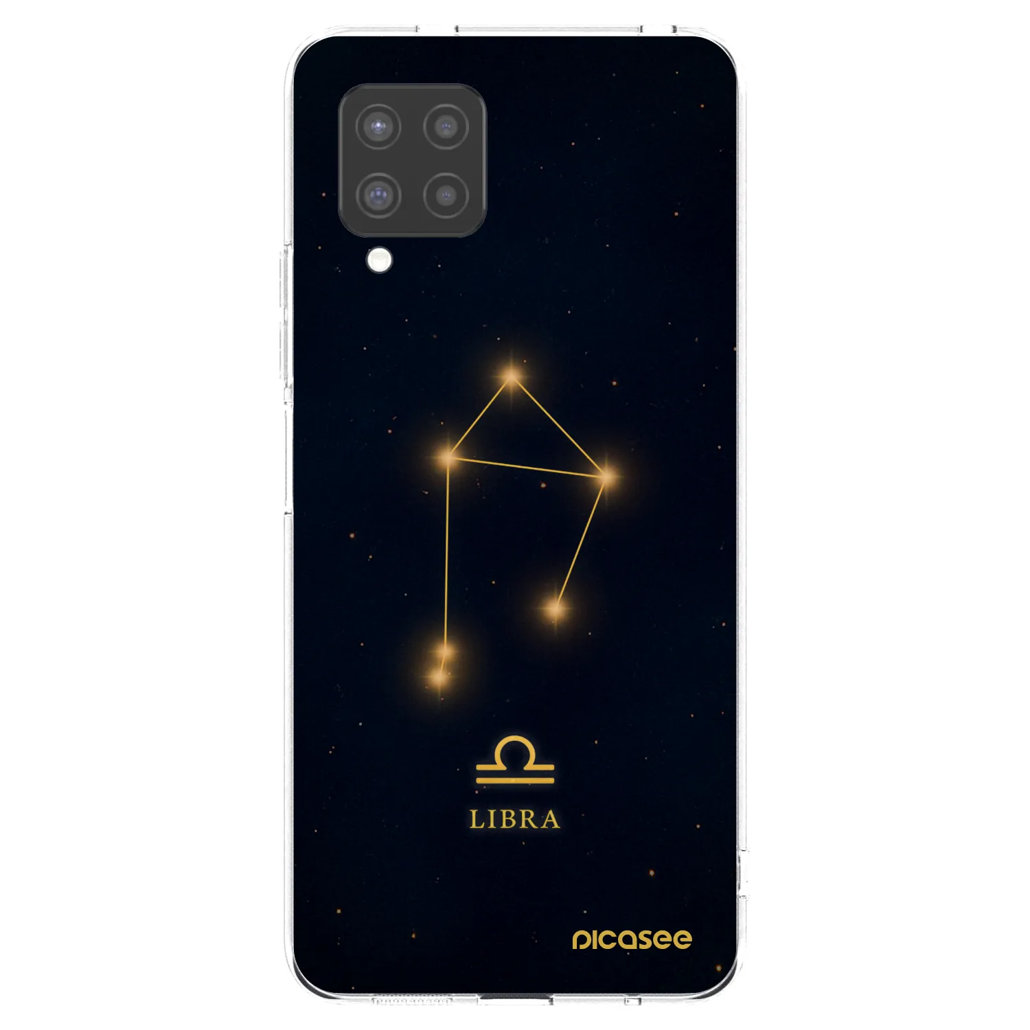 Picasee silikonowe przeźroczyste etui na Samsung Galaxy A42 A426B - LIBRA