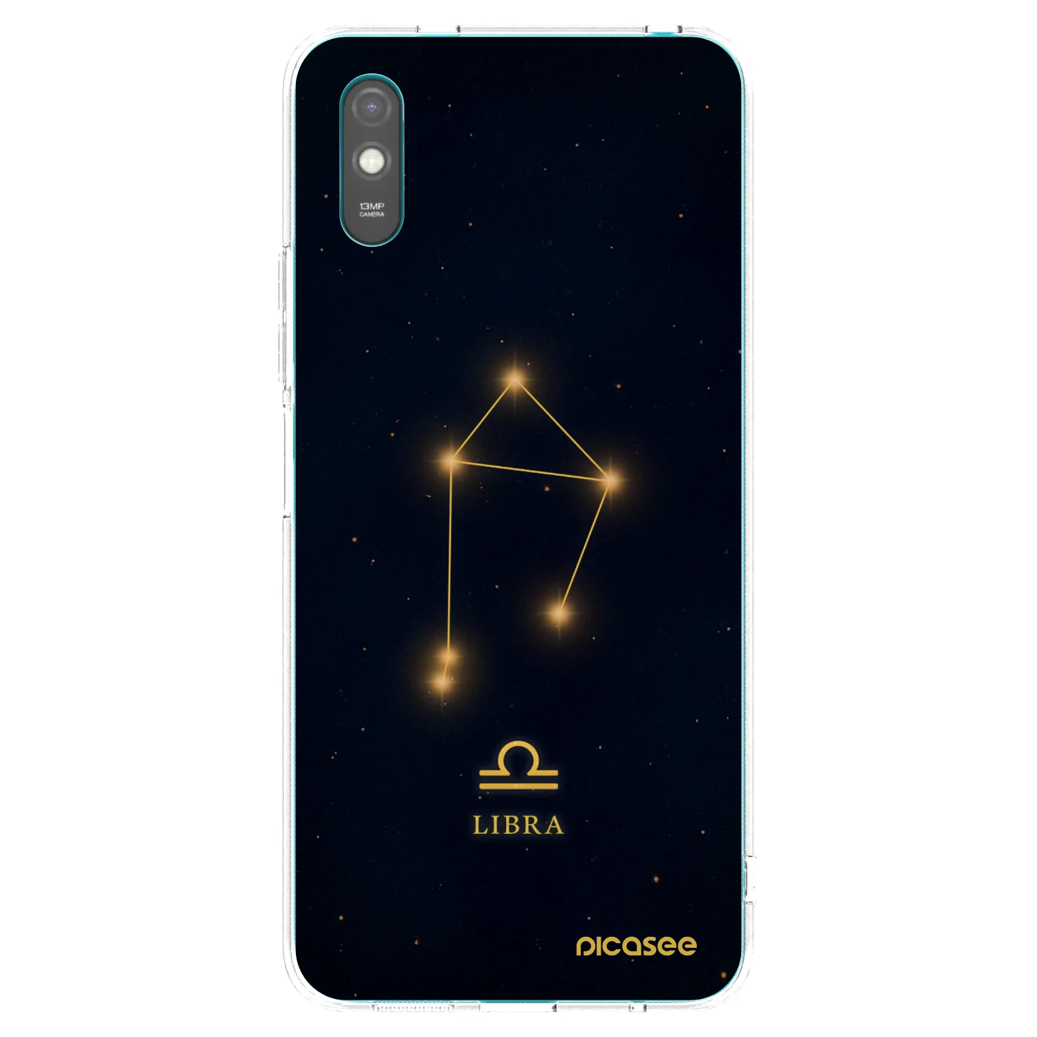 Picasee silikonowe przeźroczyste etui na Xiaomi Redmi 9AT - LIBRA