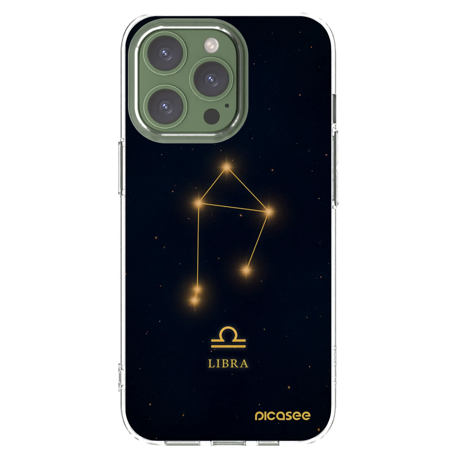Picasee silikonowe przeźroczyste etui na Apple iPhone 13 Pro - LIBRA