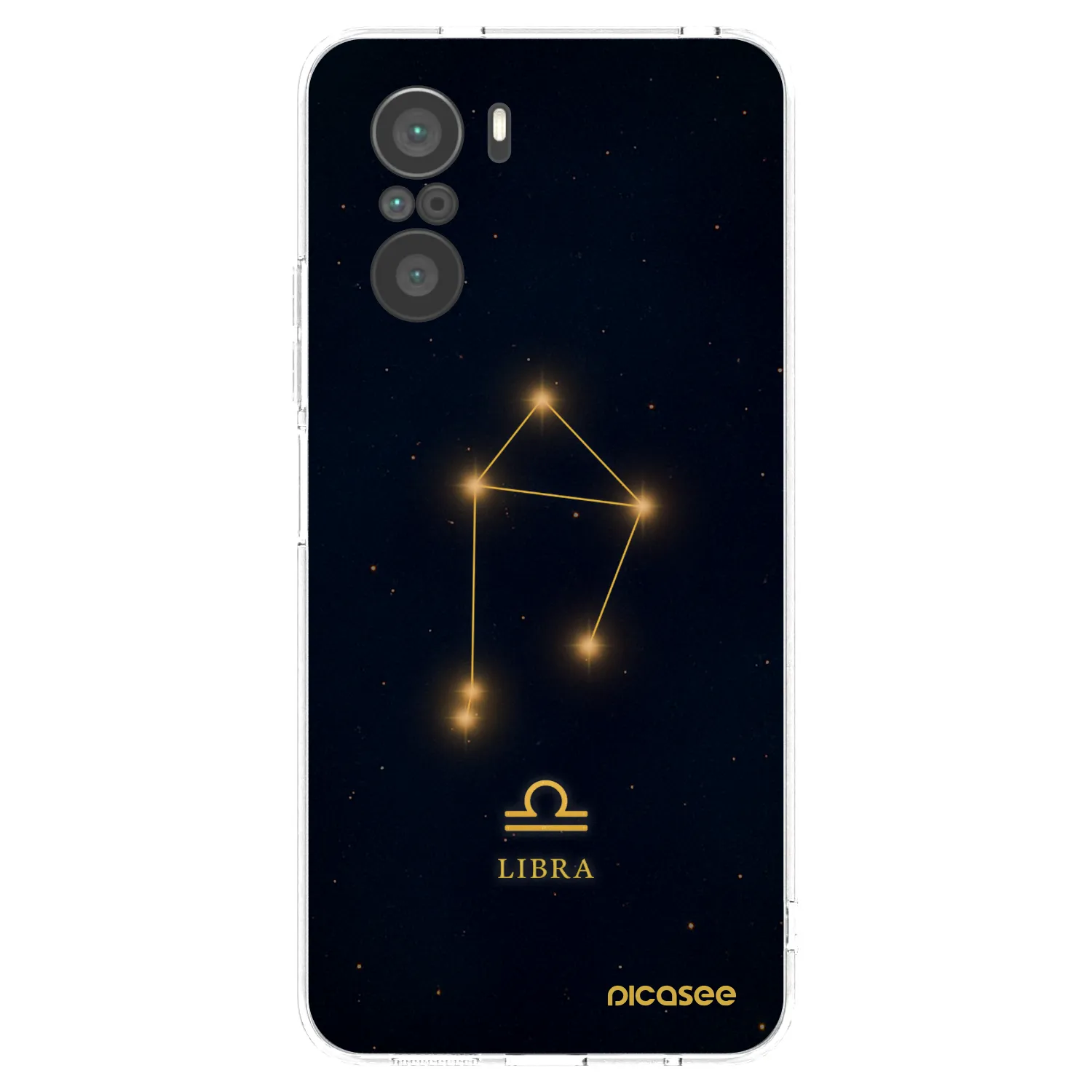 Picasee silikonowe przeźroczyste etui na Xiaomi Poco F3 - LIBRA