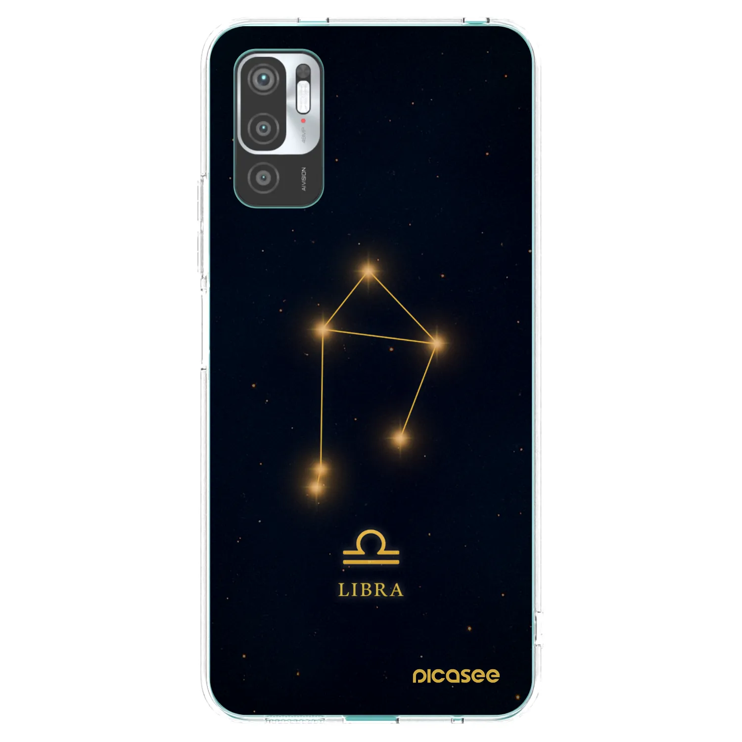 Picasee silikonowe przeźroczyste etui na Xiaomi Redmi Note 10 5G - LIBRA