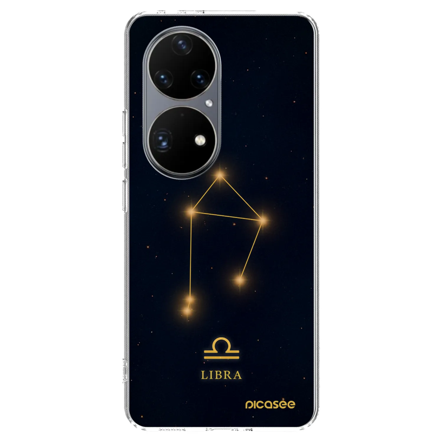 Picasee silikonowe przeźroczyste etui na Huawei P50 - LIBRA