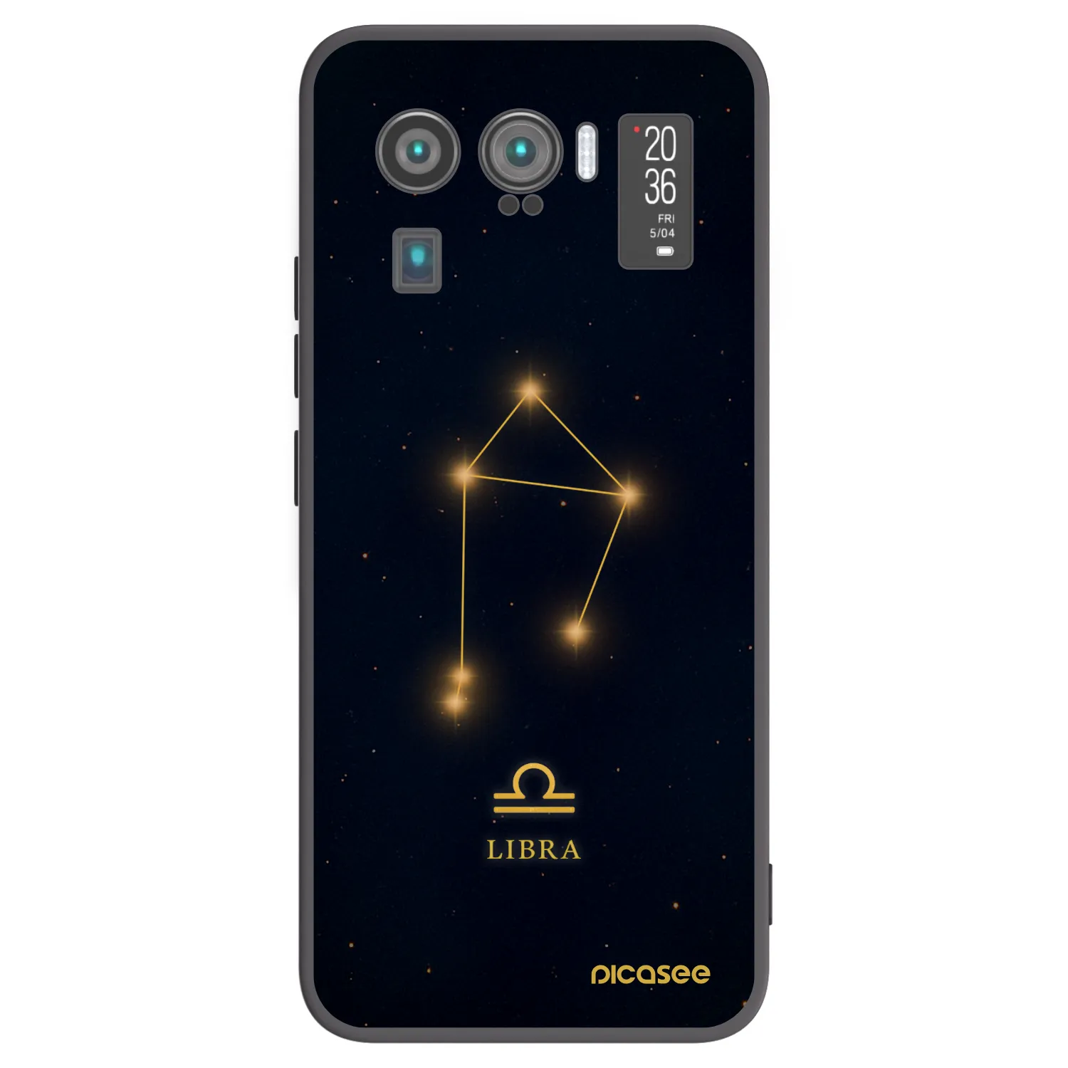 Picasee silikonowe czarne etui na Xiaomi Mi 11 Ultra - LIBRA