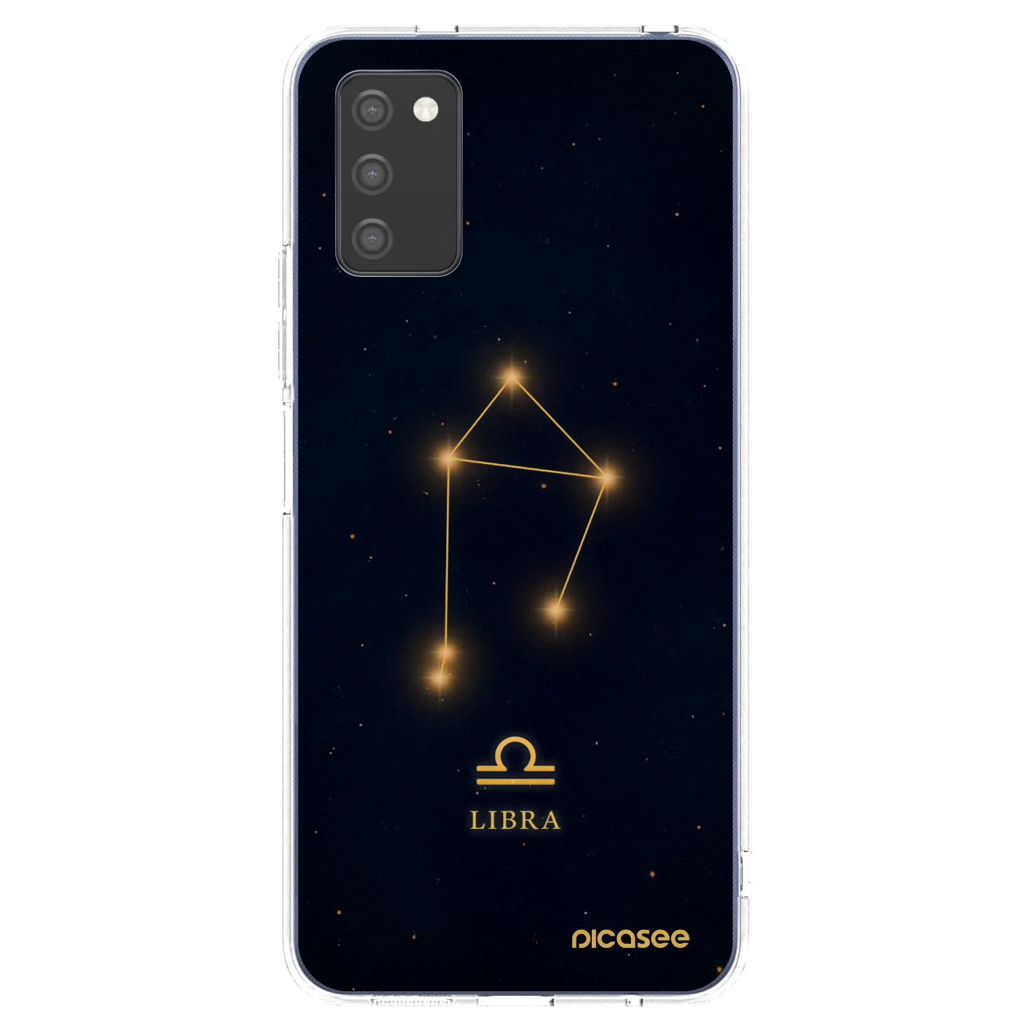 Picasee silikonowe przeźroczyste etui na Samsung Galaxy A02s A025G - LIBRA