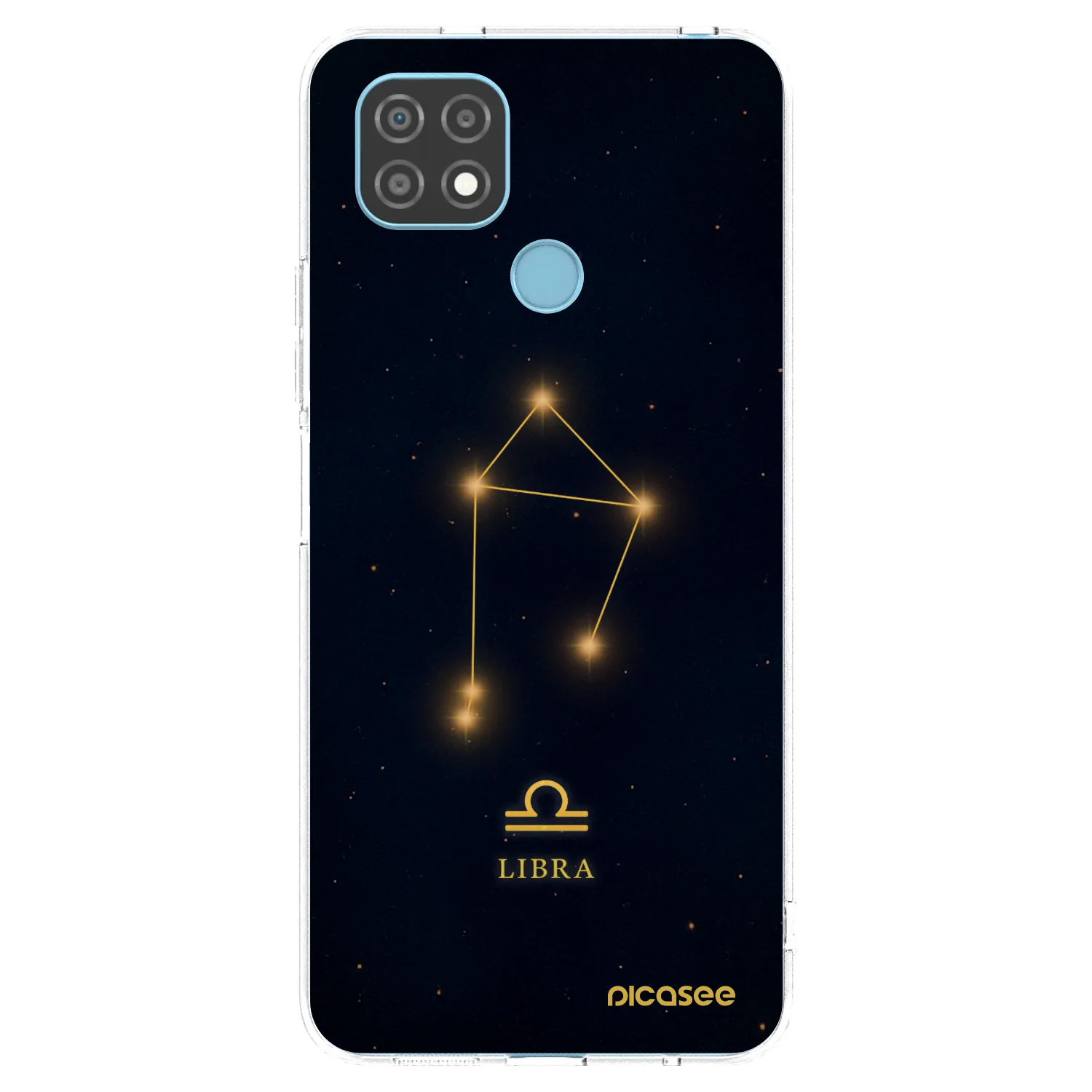 Picasee silikonowe przeźroczyste etui na Realme C21 - LIBRA