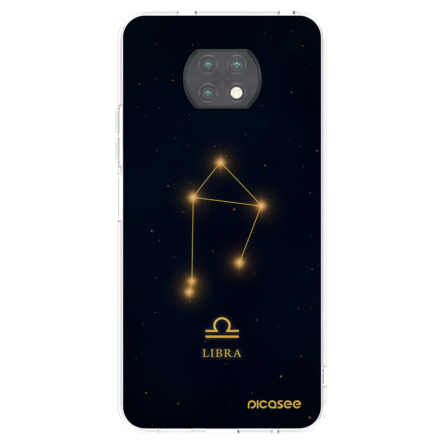 Picasee silikonowe przeźroczyste etui na Xiaomi Redmi Note 9T - LIBRA